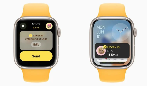 watchOS 11의 새로운 'Check In' 기능으로 야외 운동을 지원