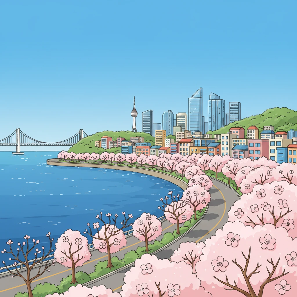 2026 부산 벚꽃 나들이 달맞이길 ..