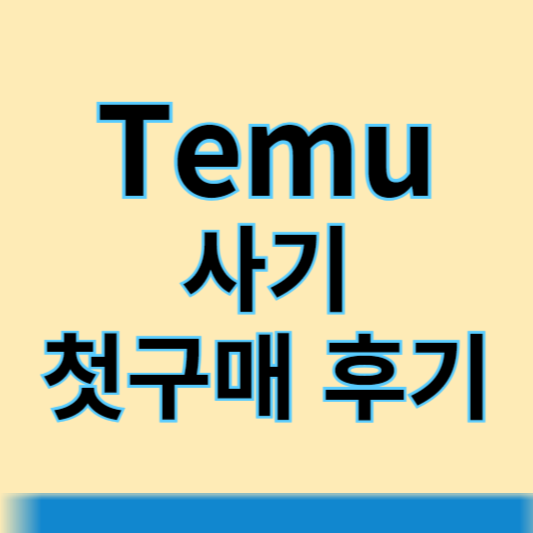 temu 사기