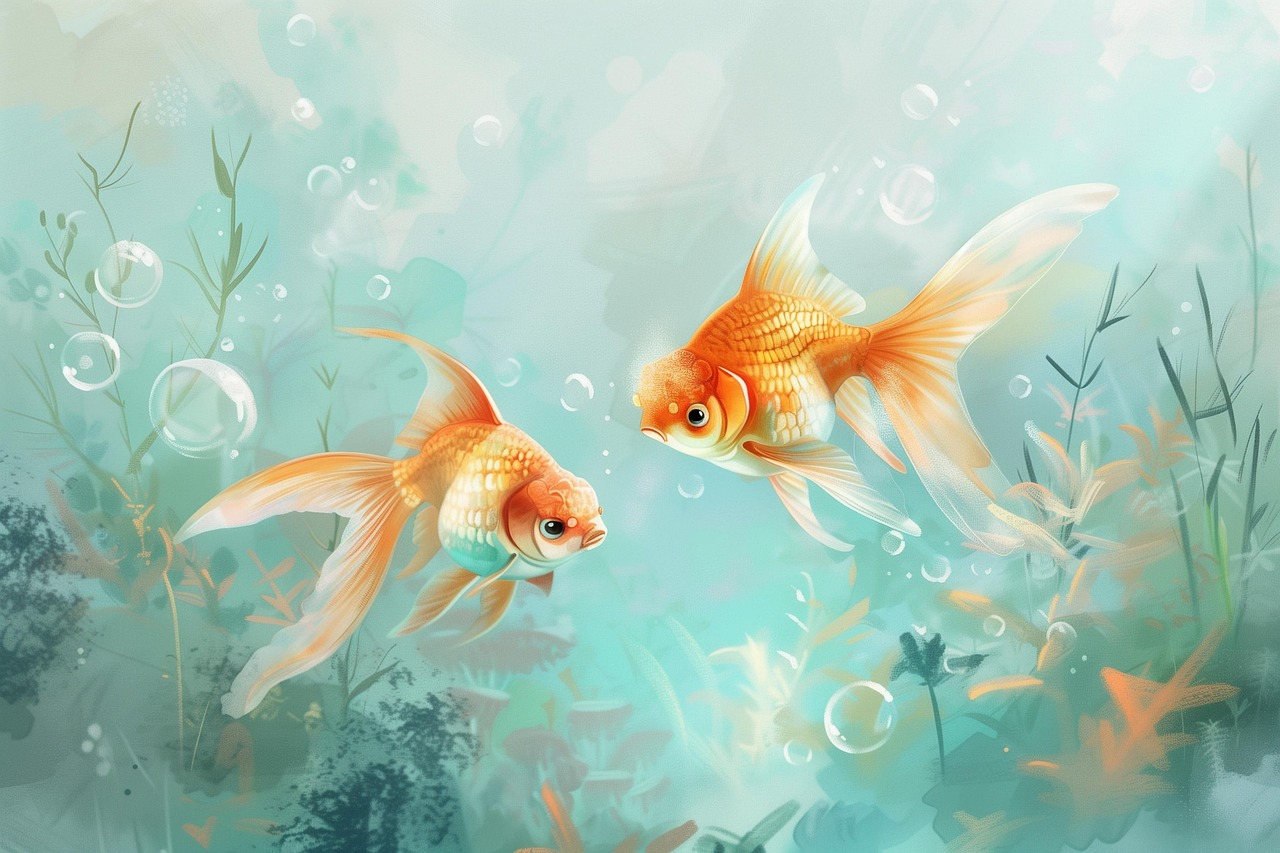 금붕어 입양 관련 사진