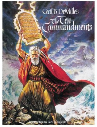 모세와 하느님 간의 특별한 관계를 통해 신앙의 본질을 탐구한 영화 <십계>.