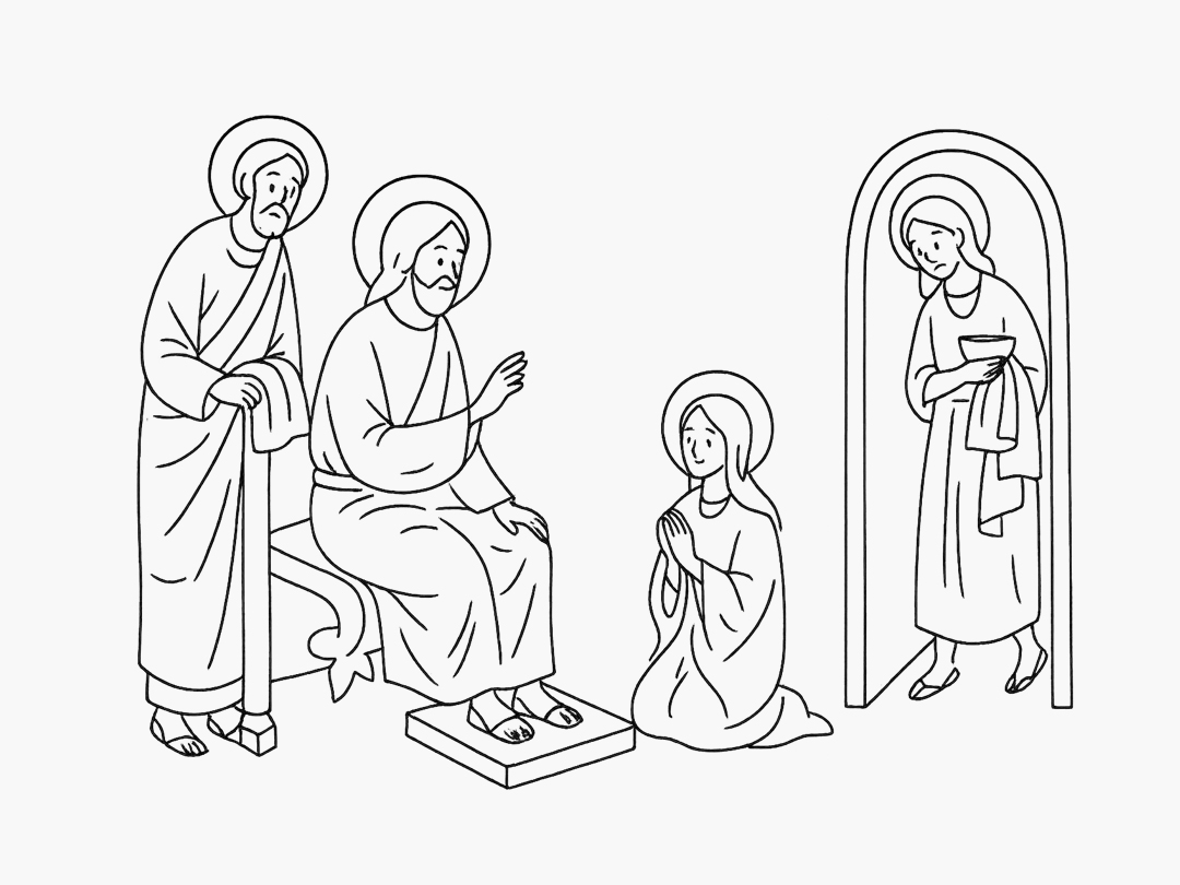 25년 7월 20일 말씀 카드 성경구절 : 필요한 것은 한 가지뿐이다. (루카 10,42)