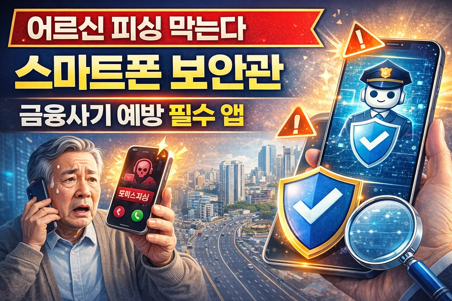 어르신 피싱 막는다 스마트폰 보안관 출시