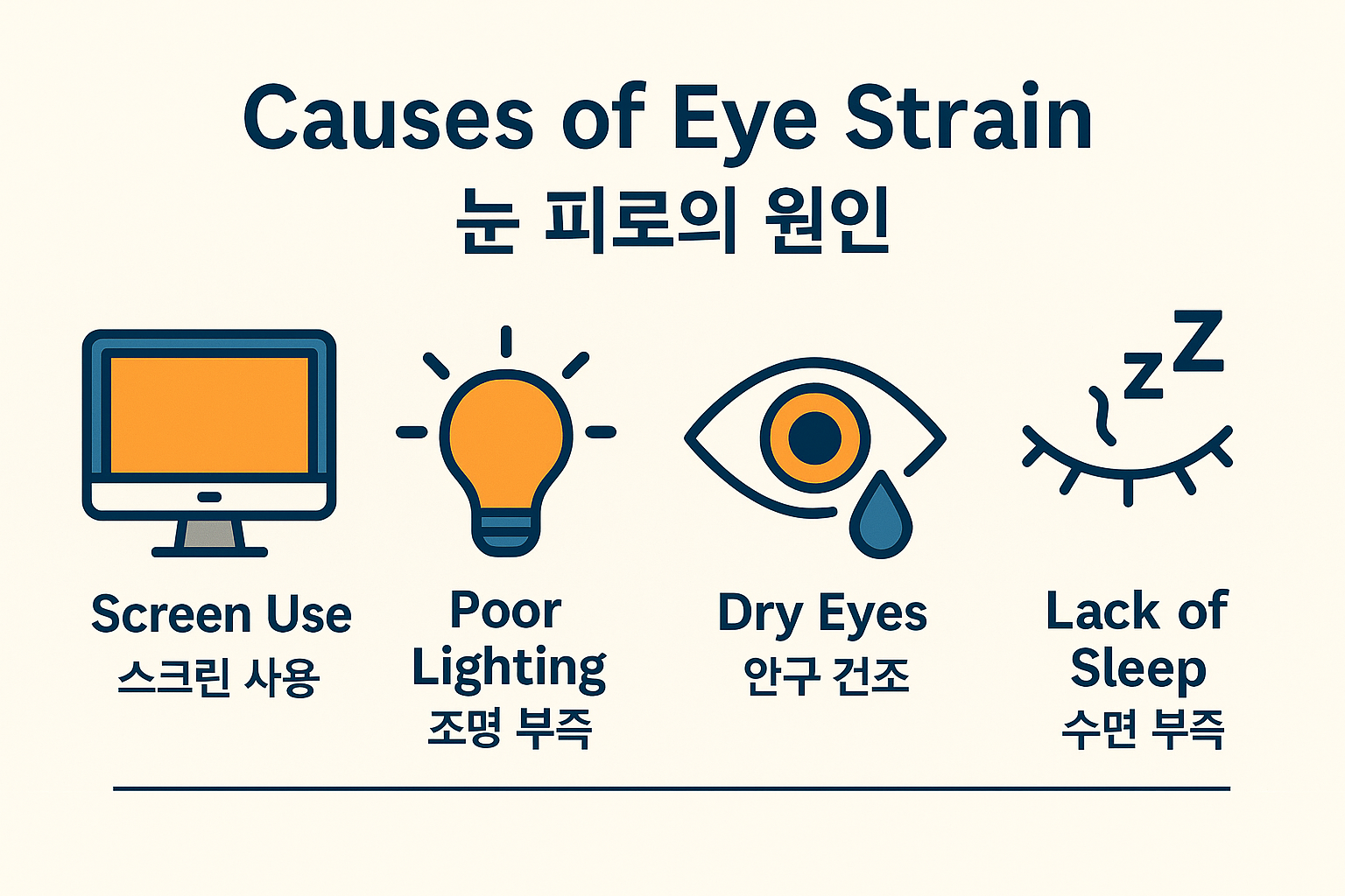 눈의 피로 원인