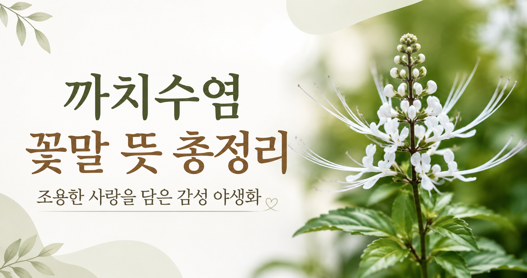까치수염 꽃말