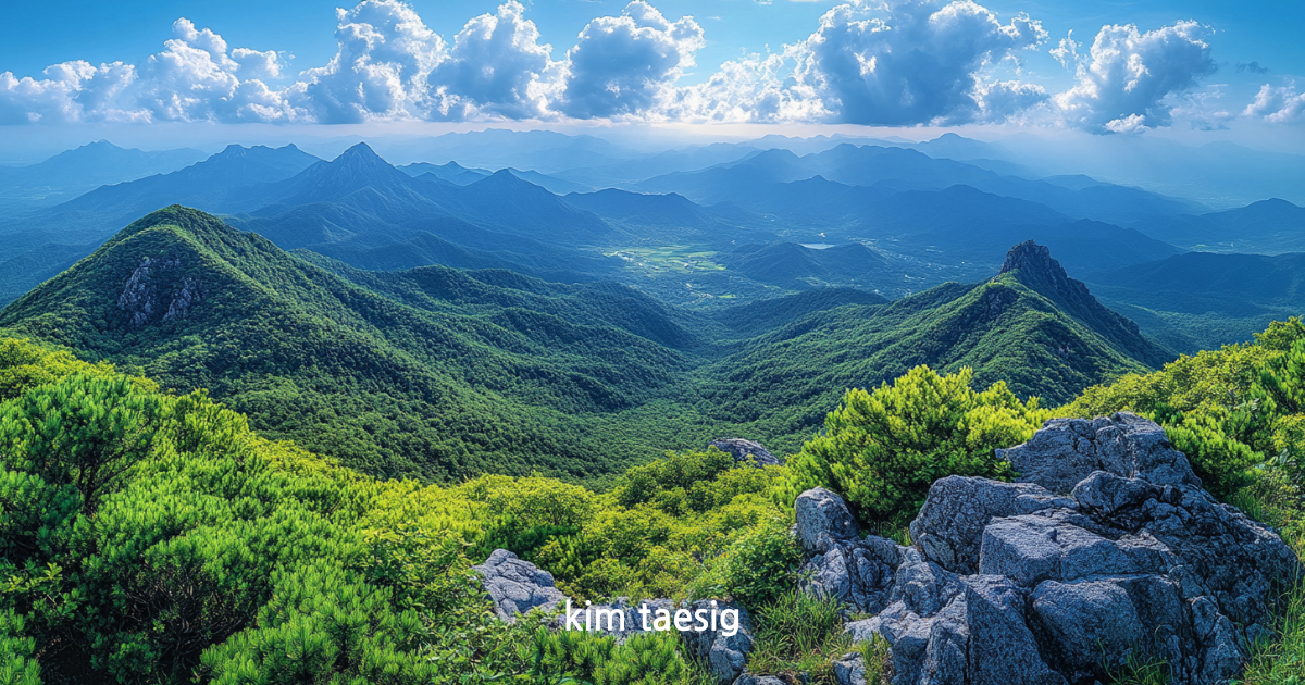백운산의 사계절