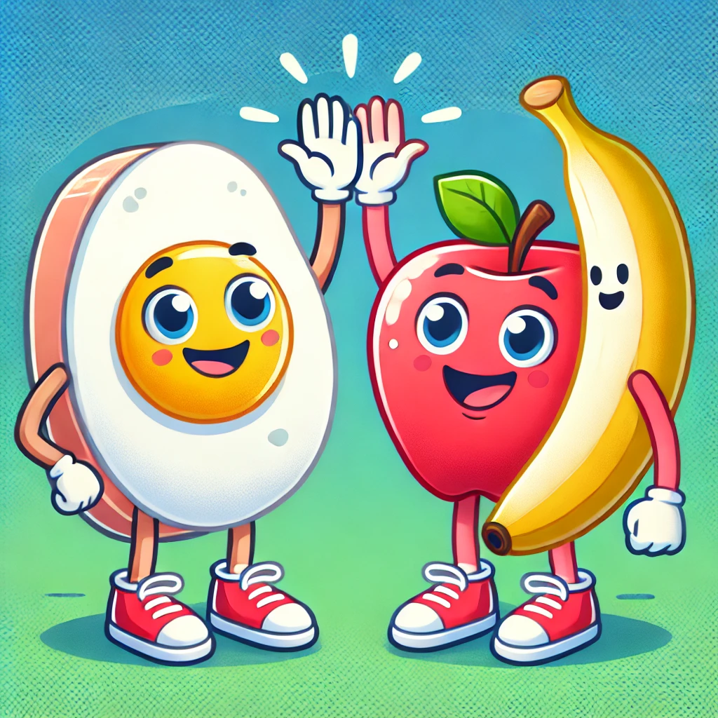 단백질과 과일의 조화