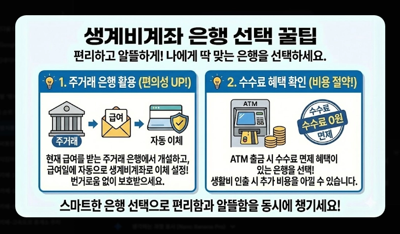 압류방지통장 개설 방법 완벽가이드 [2026년] 전국민 생계비계좌 신청 5단계