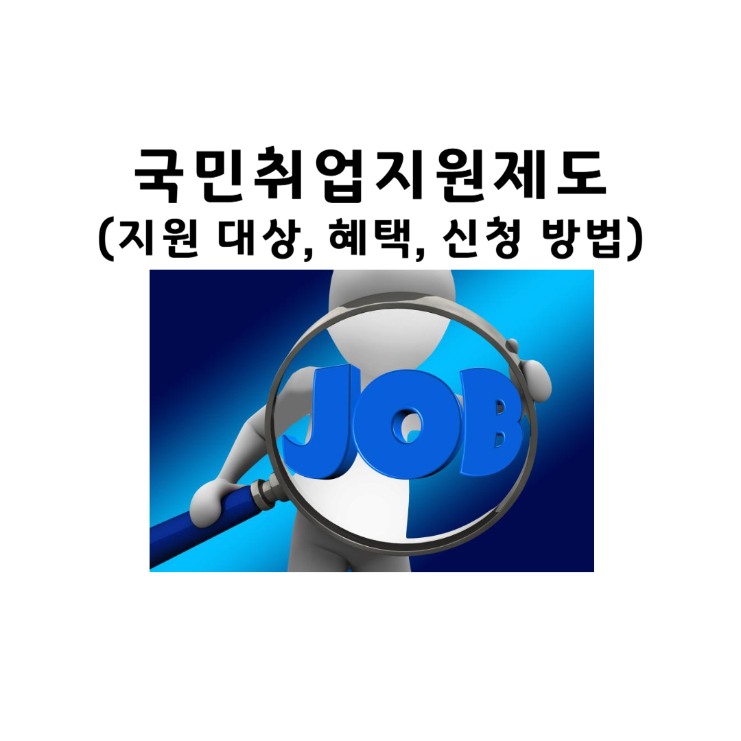 국민취업지원제도 (지원 대상, 혜택, 신청 방법)