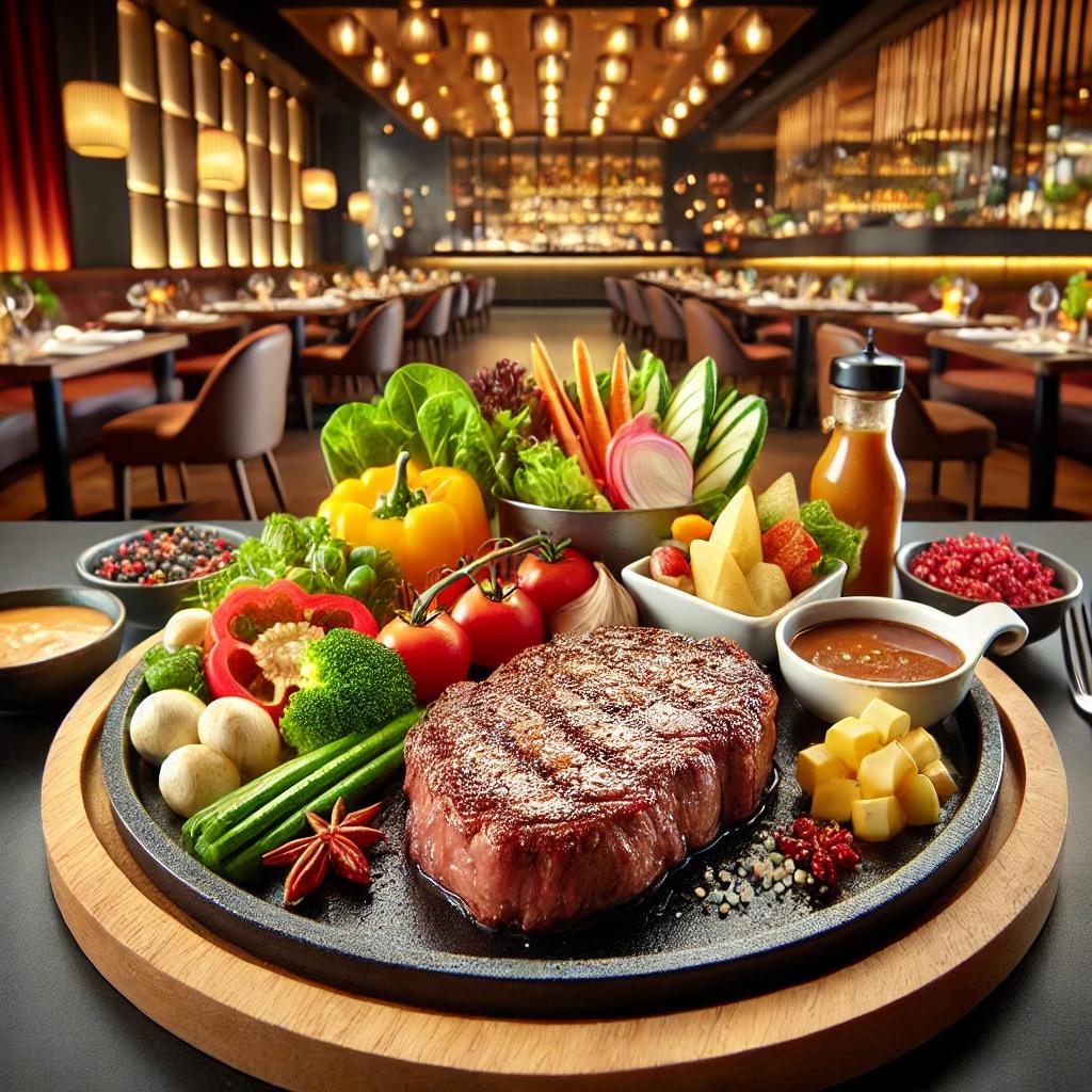 빕스 샐러드바 스테이크