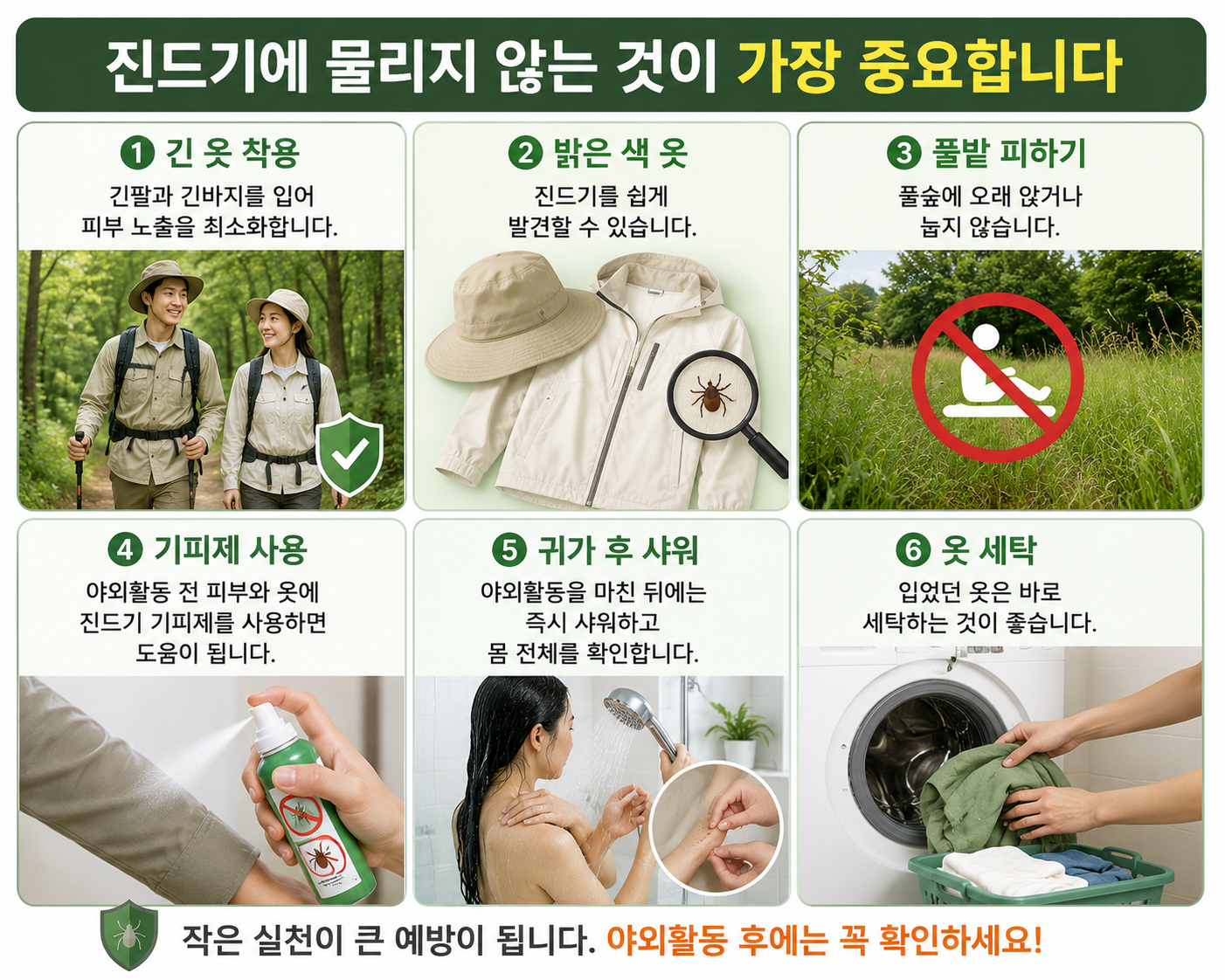 진드기 예방법