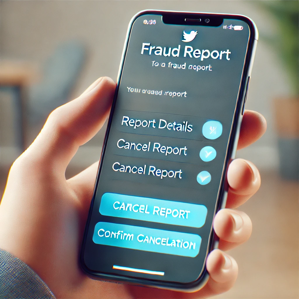 트위터 사기 사건 신고 취소 방법