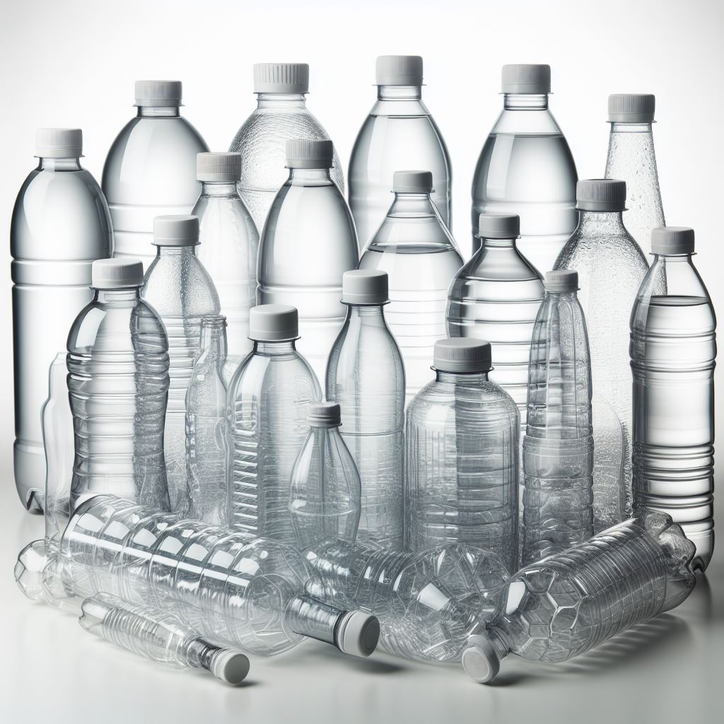 투명 페트병 여러개