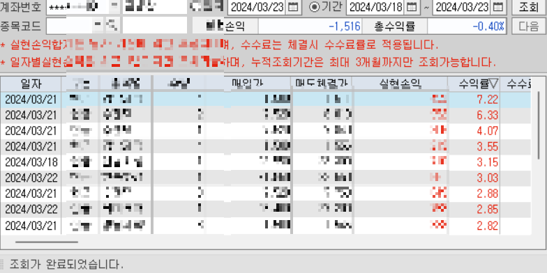 주식 매매일지