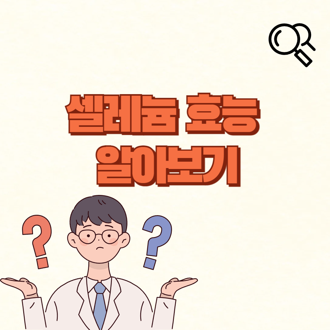 셀레늄 효능✅
