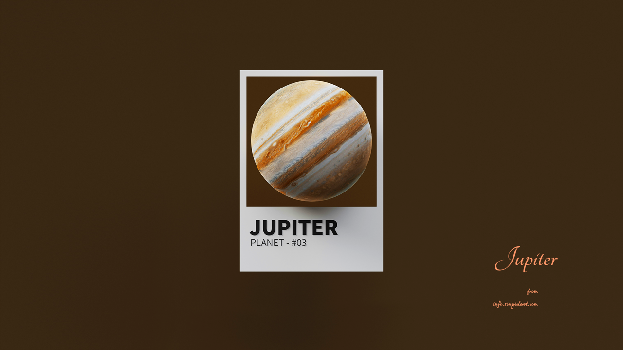 14 목성 3D C - Jupiter 우주배경화면