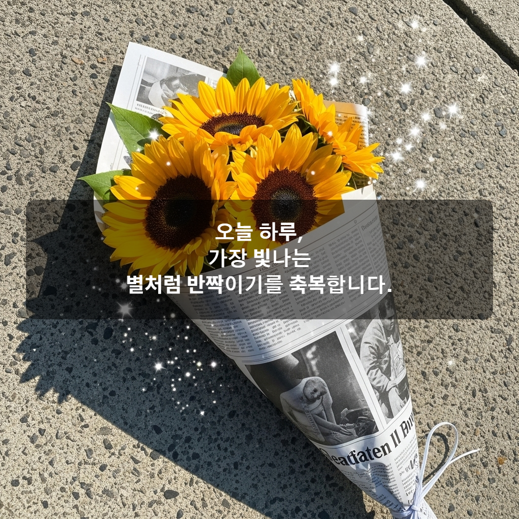 생일축하 꽃다발 이미지 문구 모음 메세지