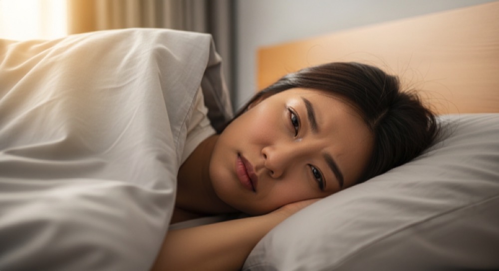 아침에 눈곱이 많아 눈을 뜨기 불편한 상태