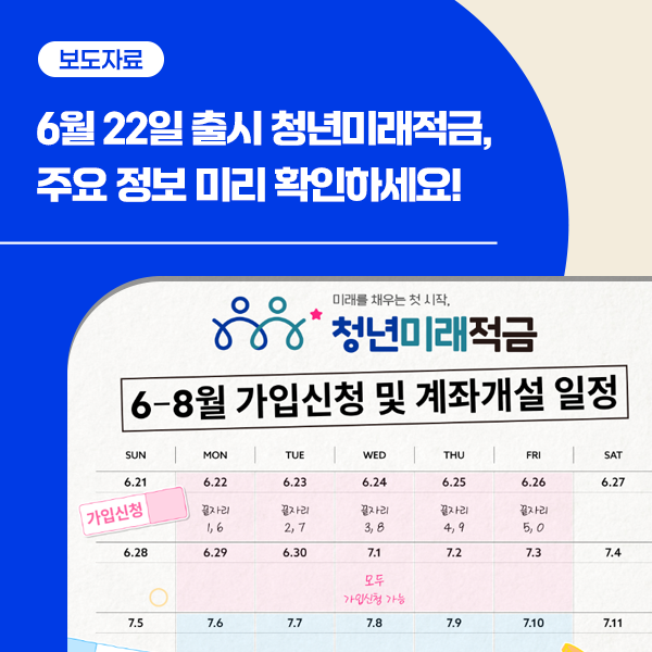 12일 동안에만 신청 받는 청년미래적금 가입 방법