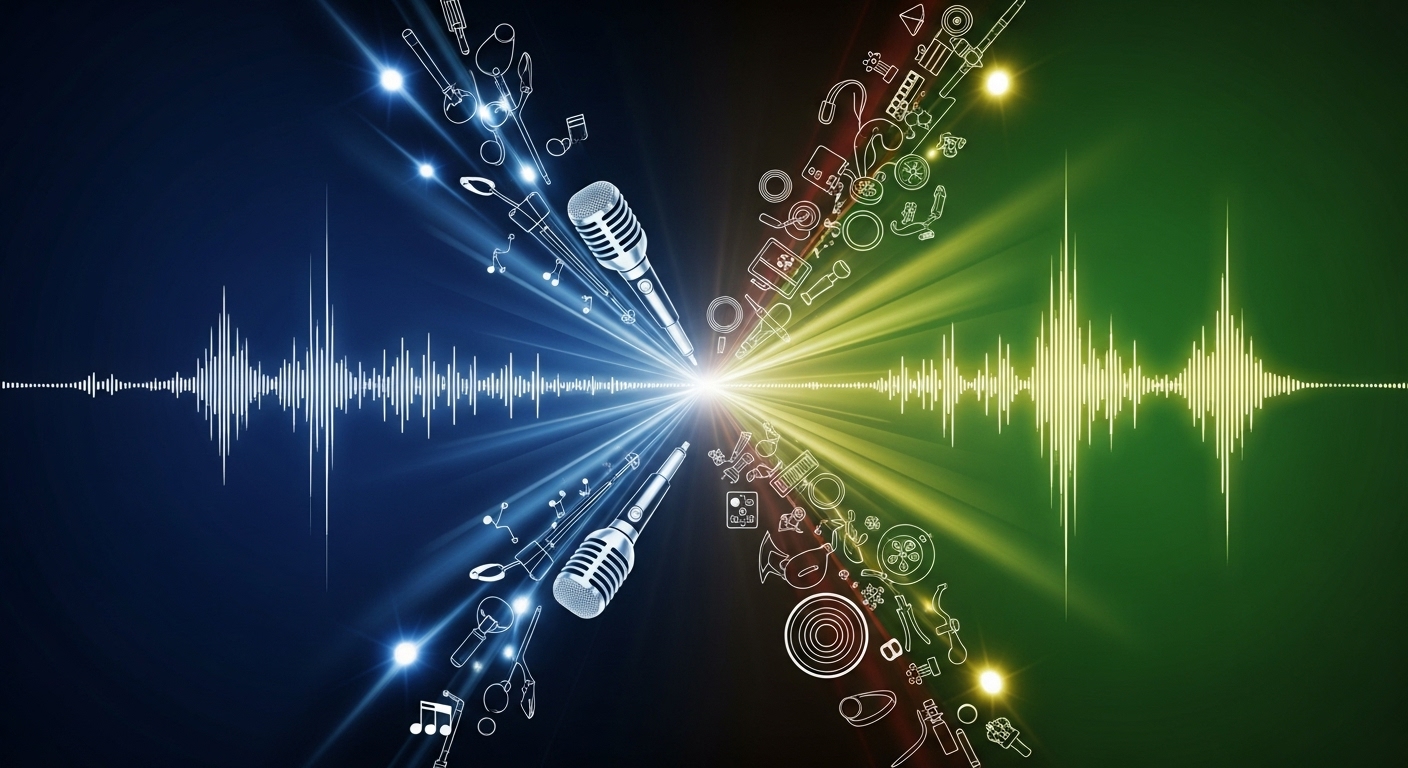 K팝과 글로벌 팝스타 ZAYN의 음악적 협업을 시각적으로 표현한 이미지. 서로 다른 문화가 만나 시너지를 이루는 모습.