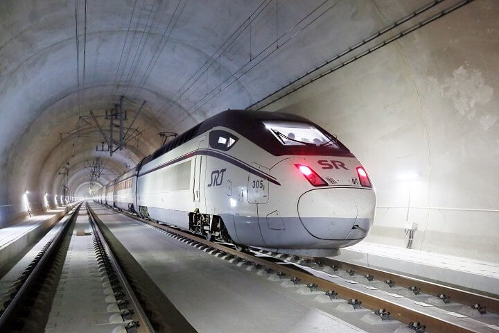수서발고속열차 SRT의 운행 모습-에스알 제공