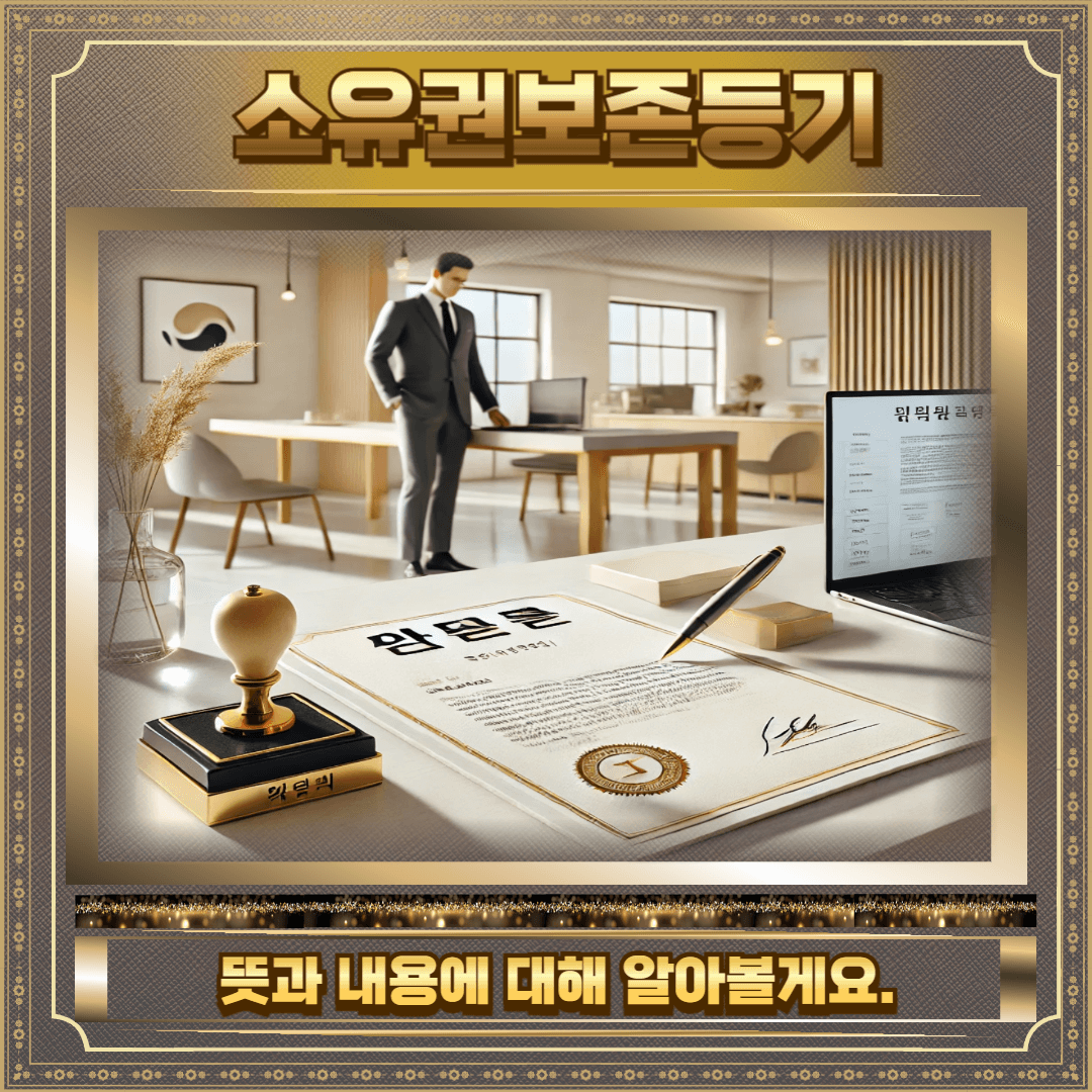 소유권보존등기