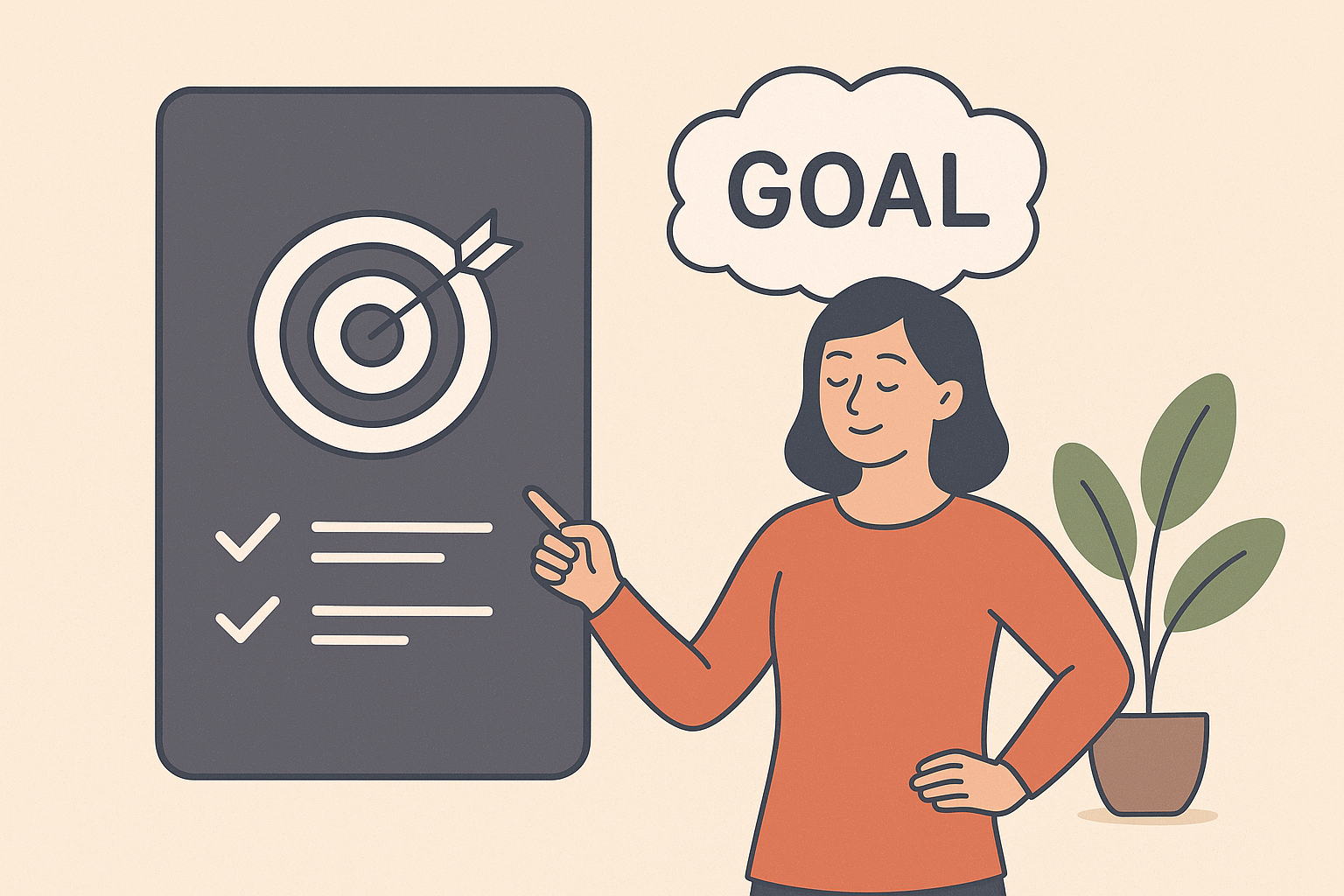 목표 시각화 방법