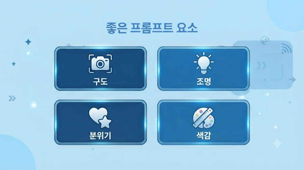 AI 이미지 프롬프트에 넣을 구체적 요소