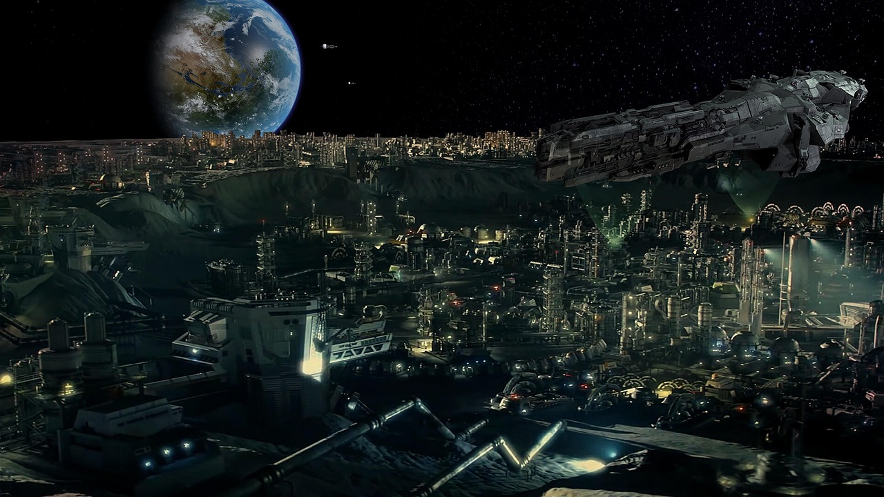 우주 기지 이미지