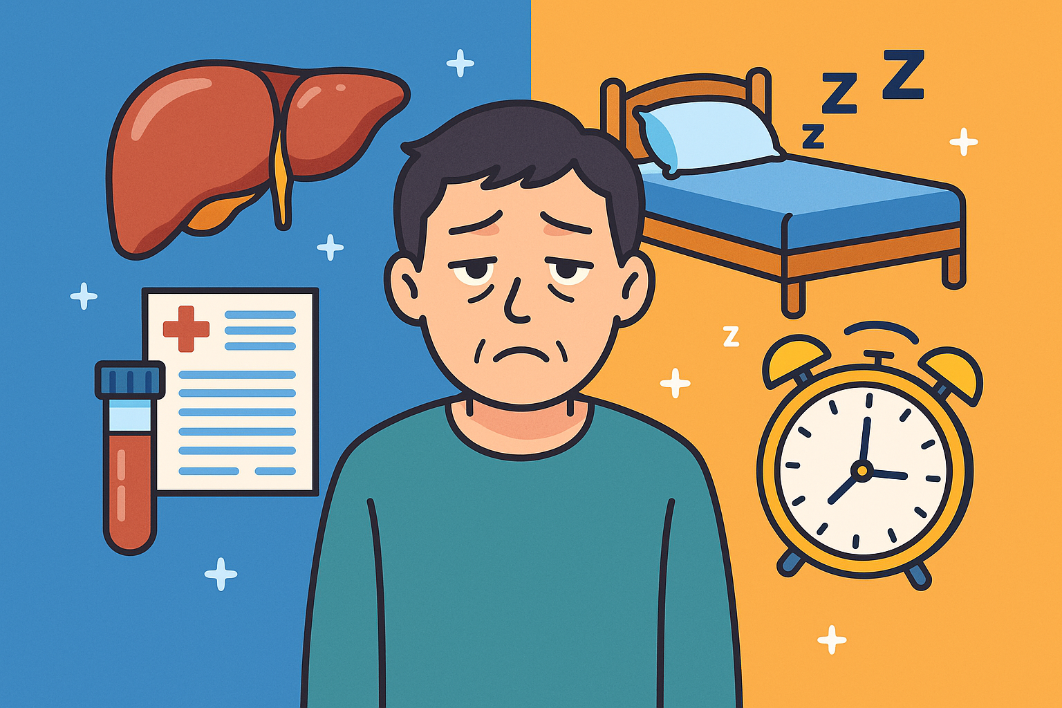 피로가 사라지지 않는 이유, 간 때문일까 수면 때문일까?