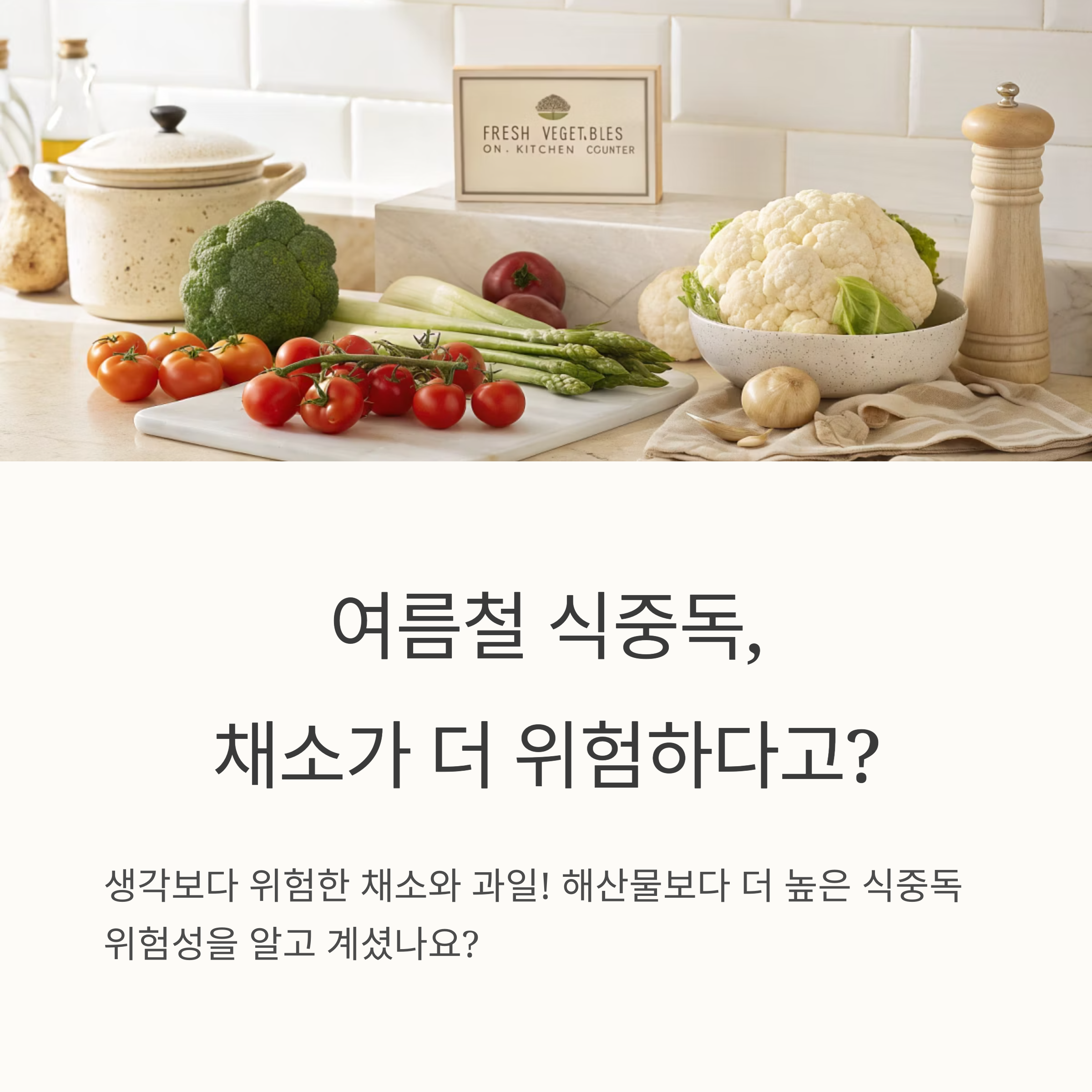여름철 식중독