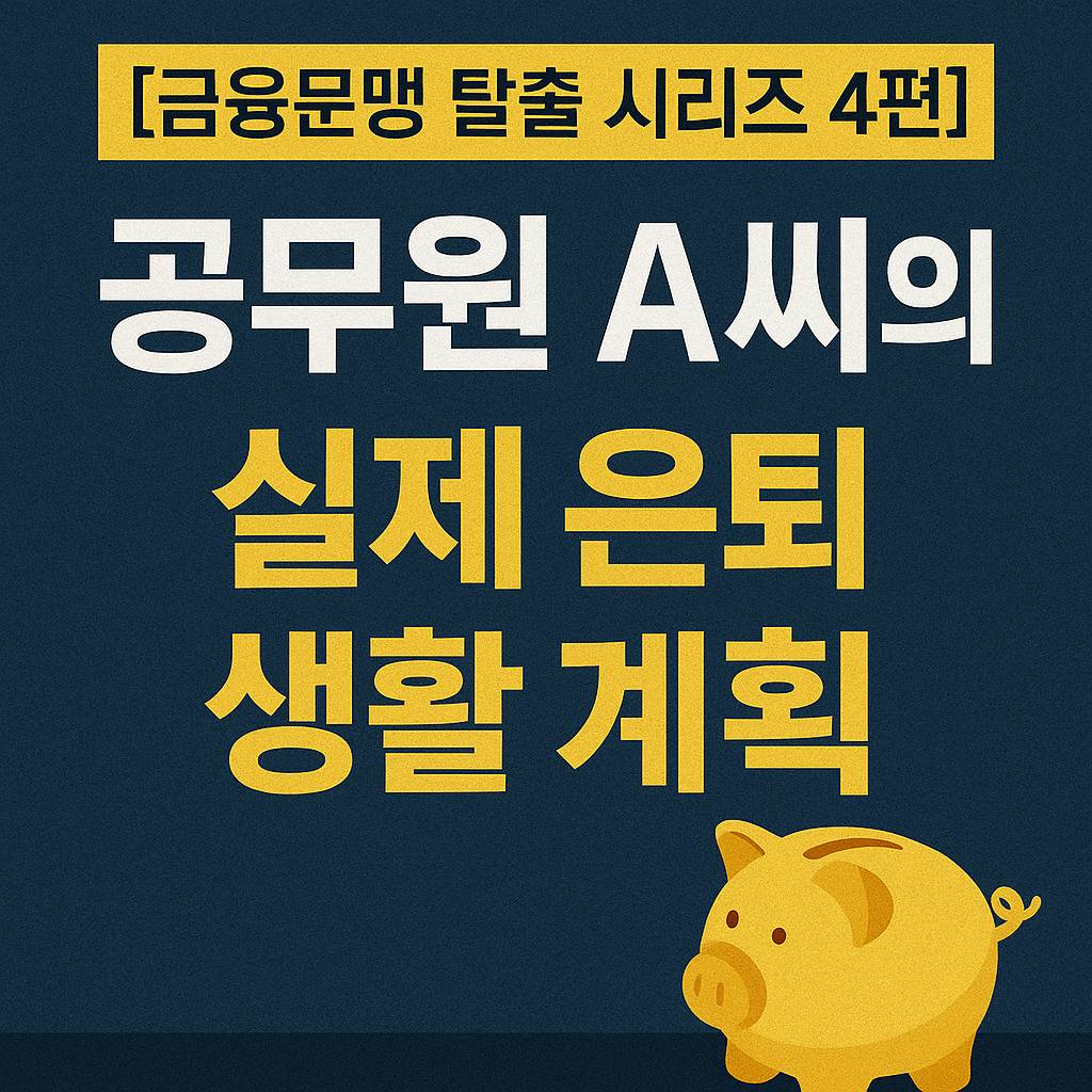 공무원A씨의 실제 은퇴 생활 계획
