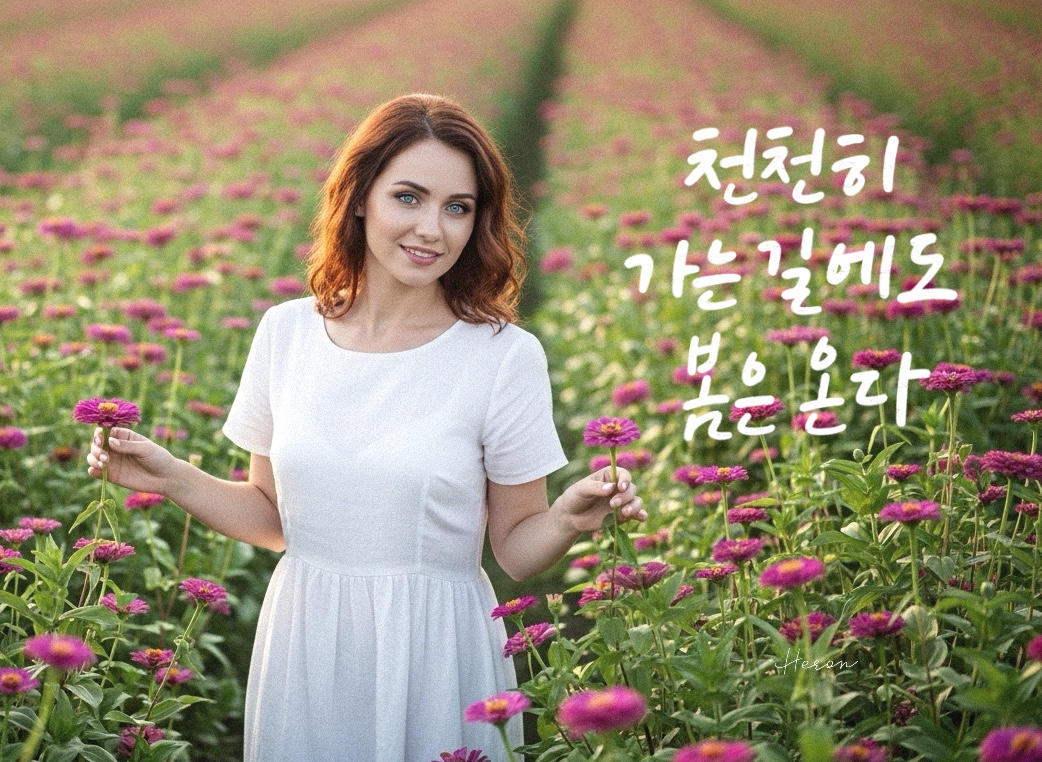 색상별 백일홍 꽃말과 감성 캘리그라피 문구 60선