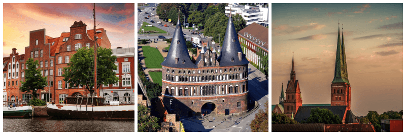 뤼벡 풍경 사진 3개