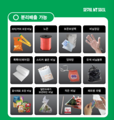 서울시 쓰레기 배출 방법