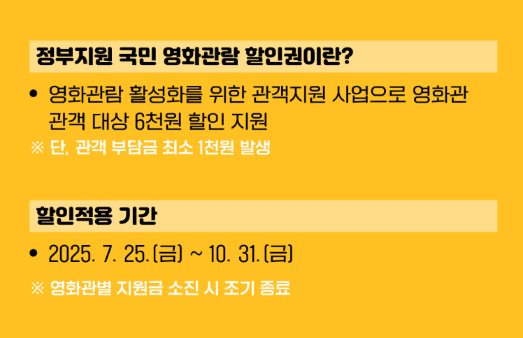 정부 영화할인쿠폰 6,000원 발급방법: 천 원에 영화 보는 꿀팁까지