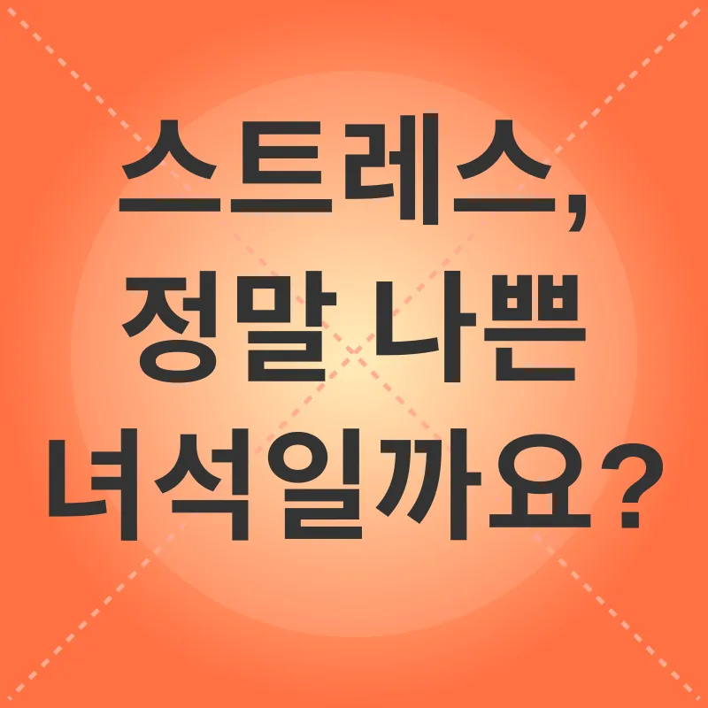 스트레스 관리_1