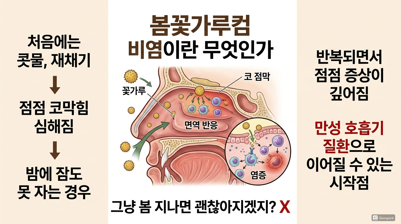 꽃가루철 비염이란 무엇인가