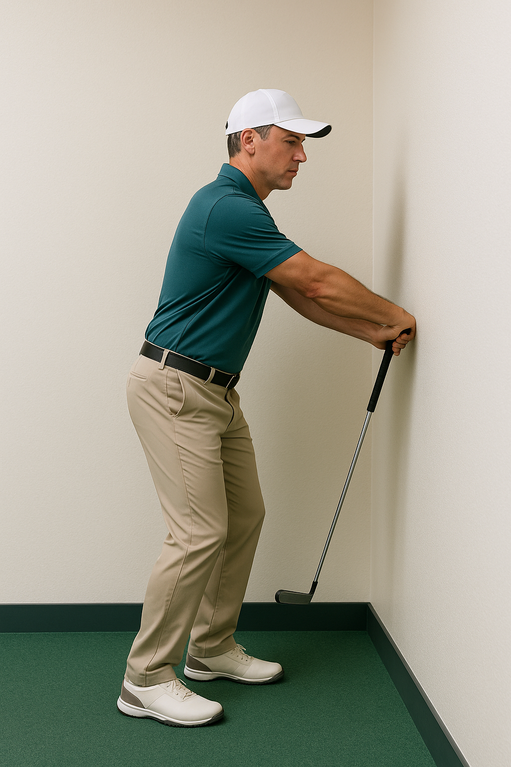 스윙 자세 교정의 핵심, 벽 스윙 연습법으로 바꿔보자