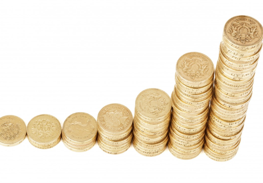 적은 돈으로 장기간 보유 시 만들어지는 돈 사진