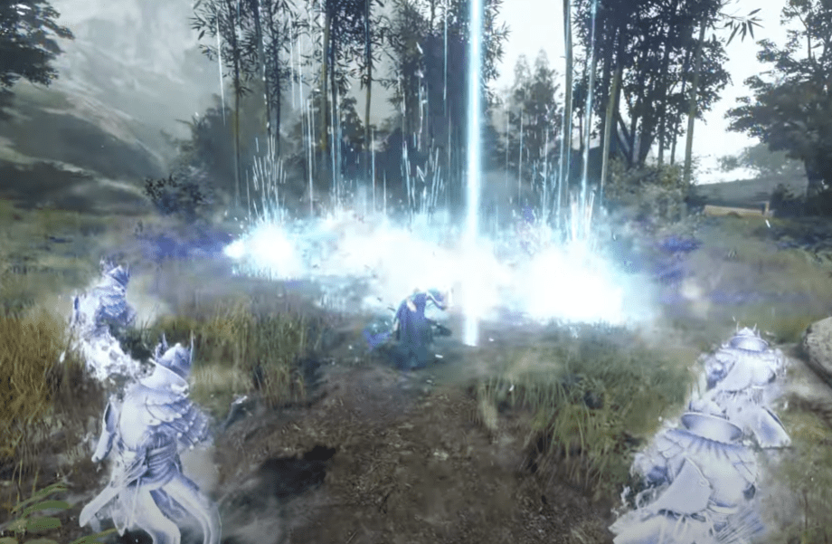 검은사막 온라인 도사 겨울소나기 스킬 화면