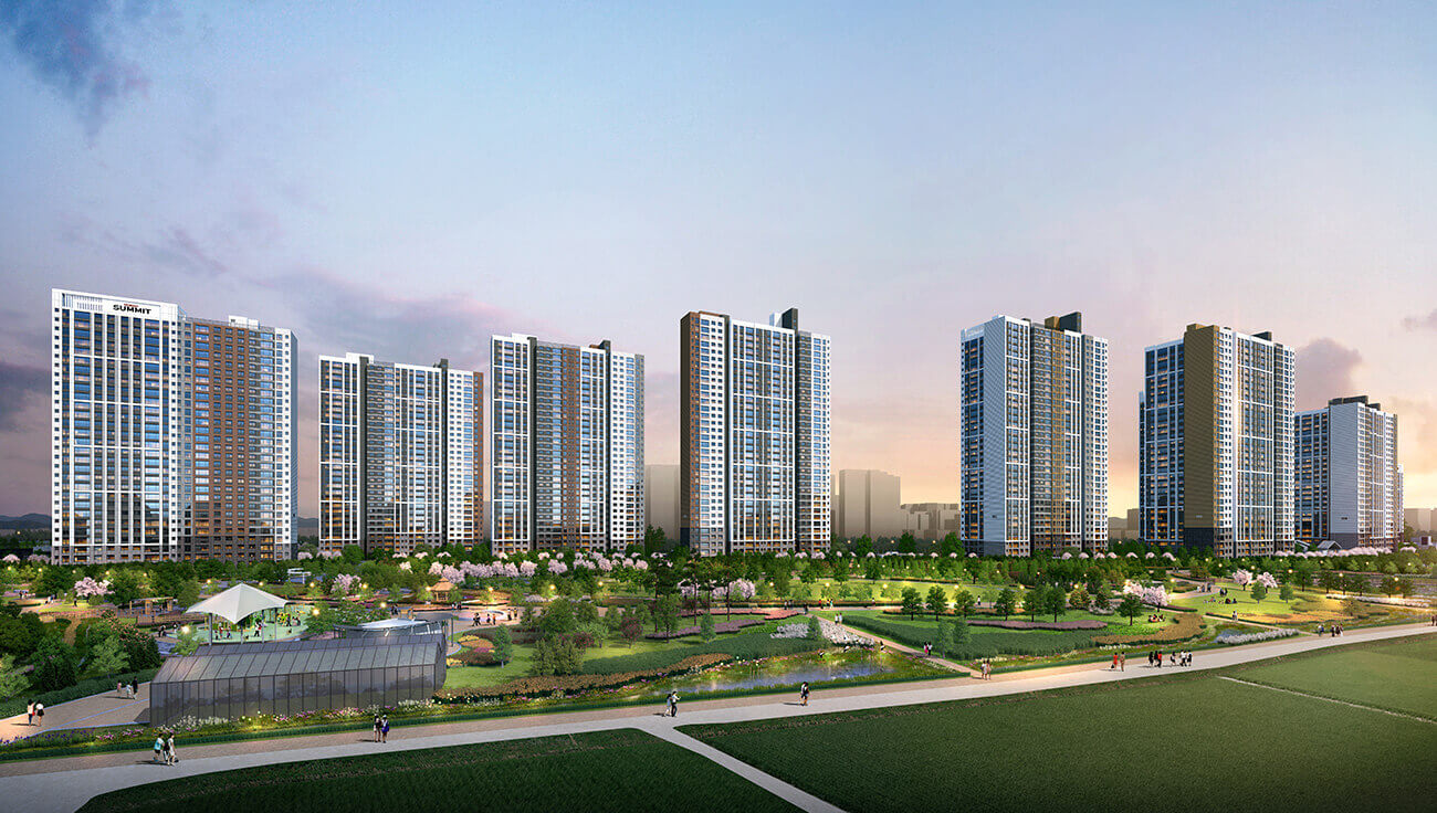인천 연희공원 호반써밋 파크에디션 조감도