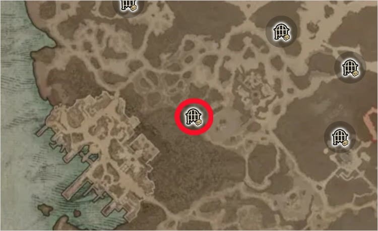 가차없는 광전사의 위상 위치