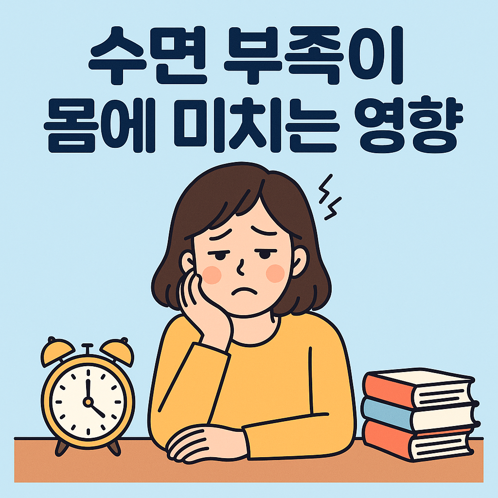 수면 부족이 몸에 미치는 영향