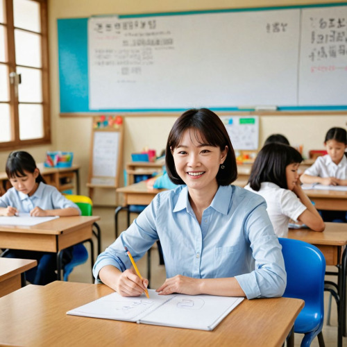 초등학교 교사 그린 사진_