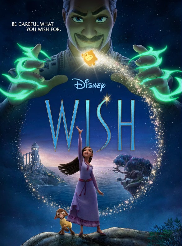 디즈니 100주년 기념작 위시(Wish) 메인 포스터