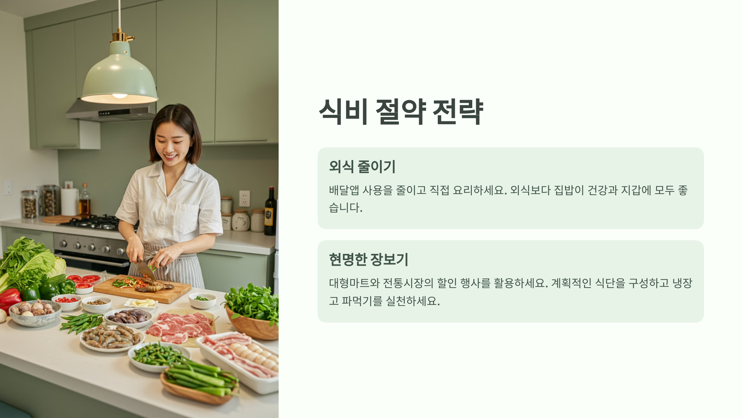 식비 절약 전략