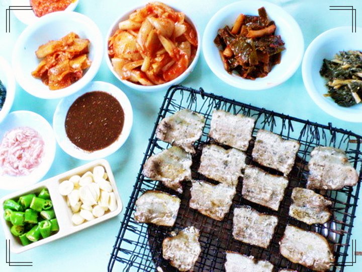 노는언니-짚불구이-한상