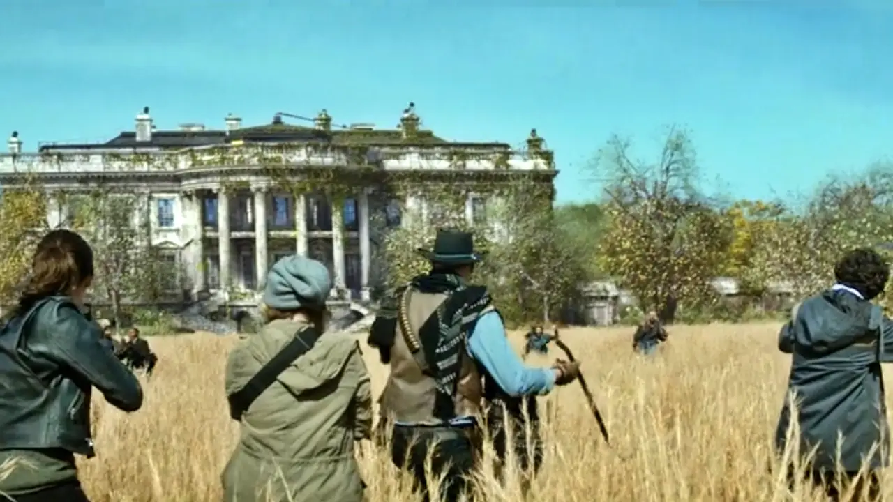 폐허가 된 백악관을 점령하고 살기 시작한다