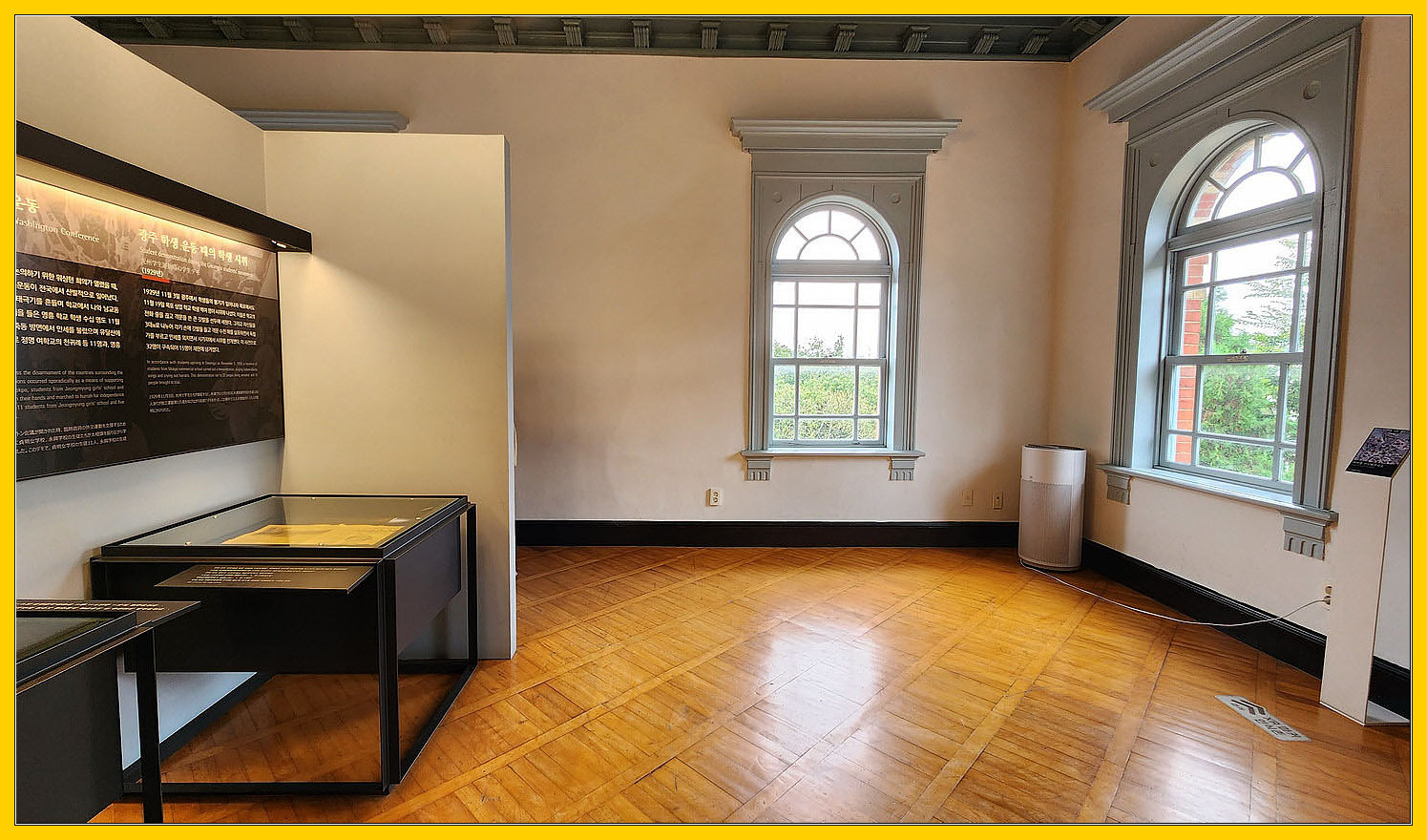 목포 근대역사관 1관 이층의 모습